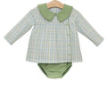 Basin Plaid Liam Diaper Set