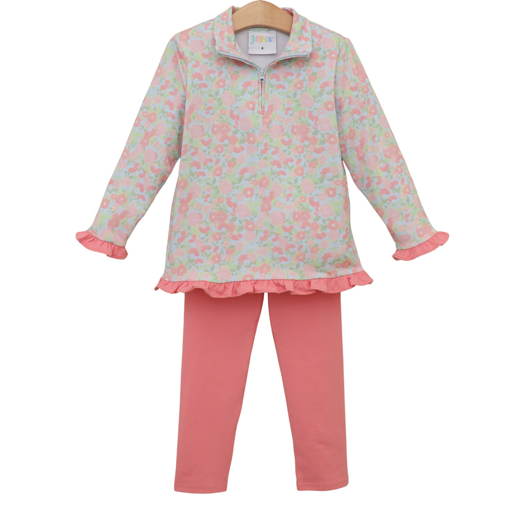 Cottage Blooms Elise Ruffle Pullover Set