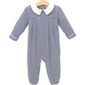 Henry Romper- Navy Stripe