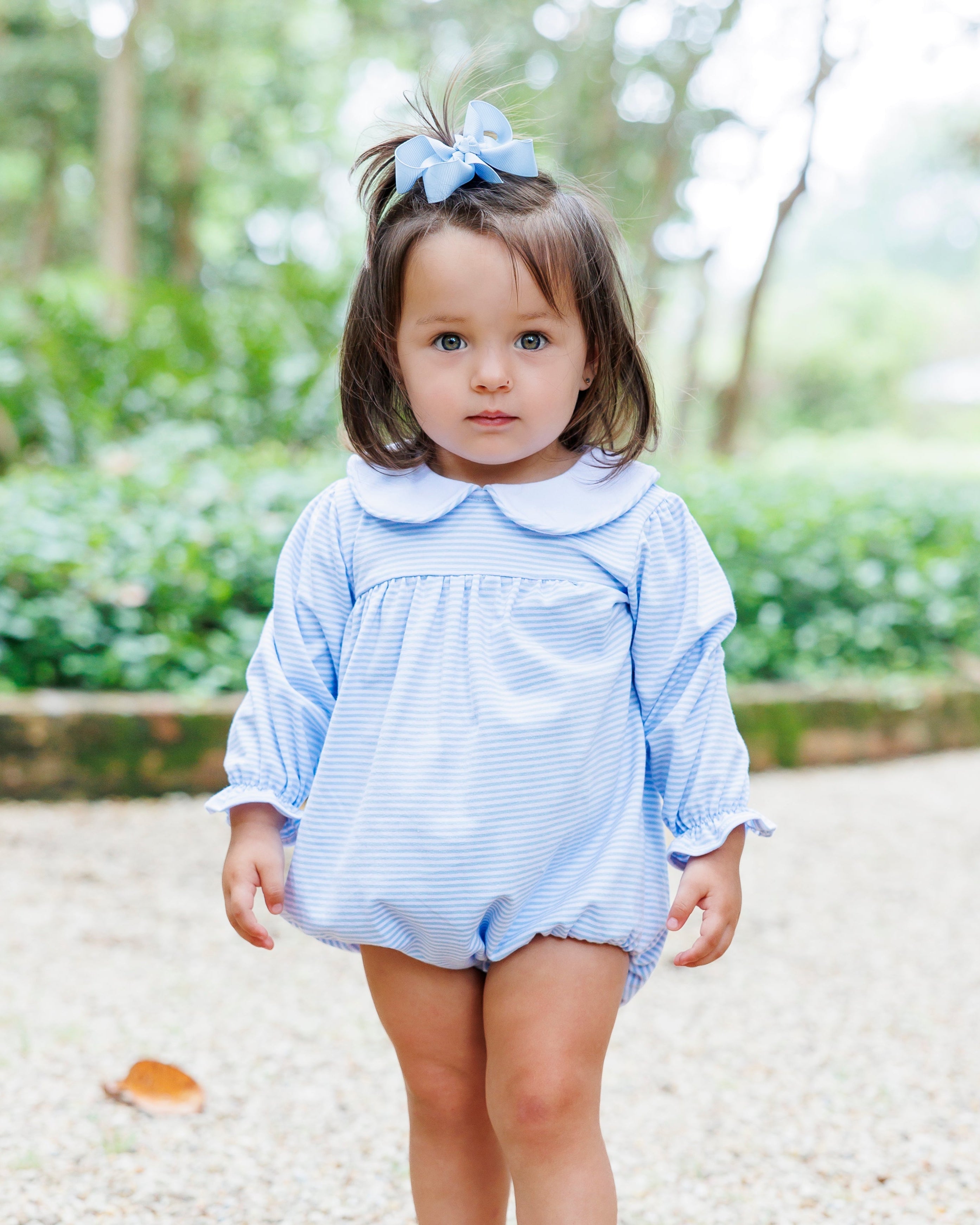 Lottie Bubble- Light Blue Stripe