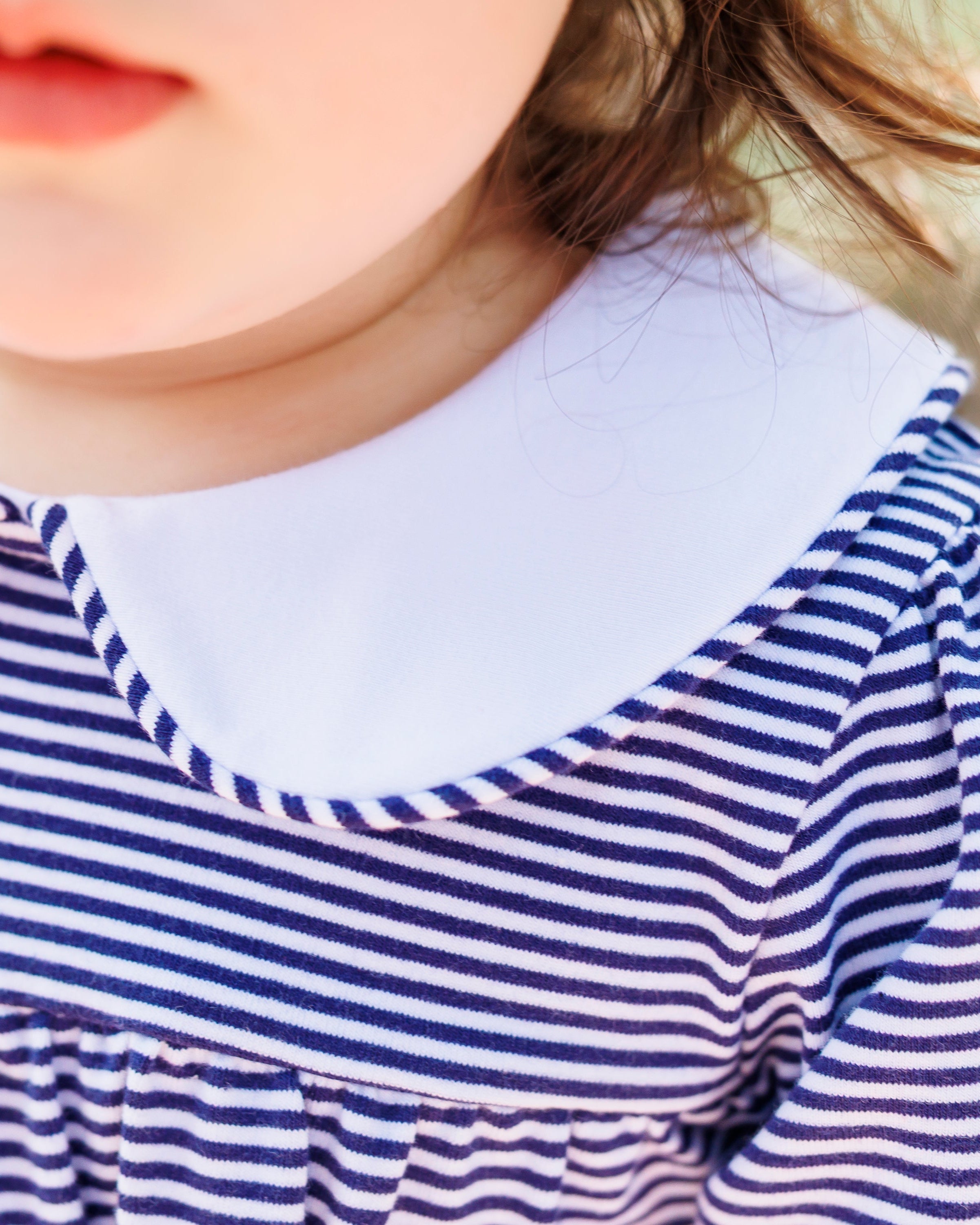 Lottie Bubble- Navy Stripe