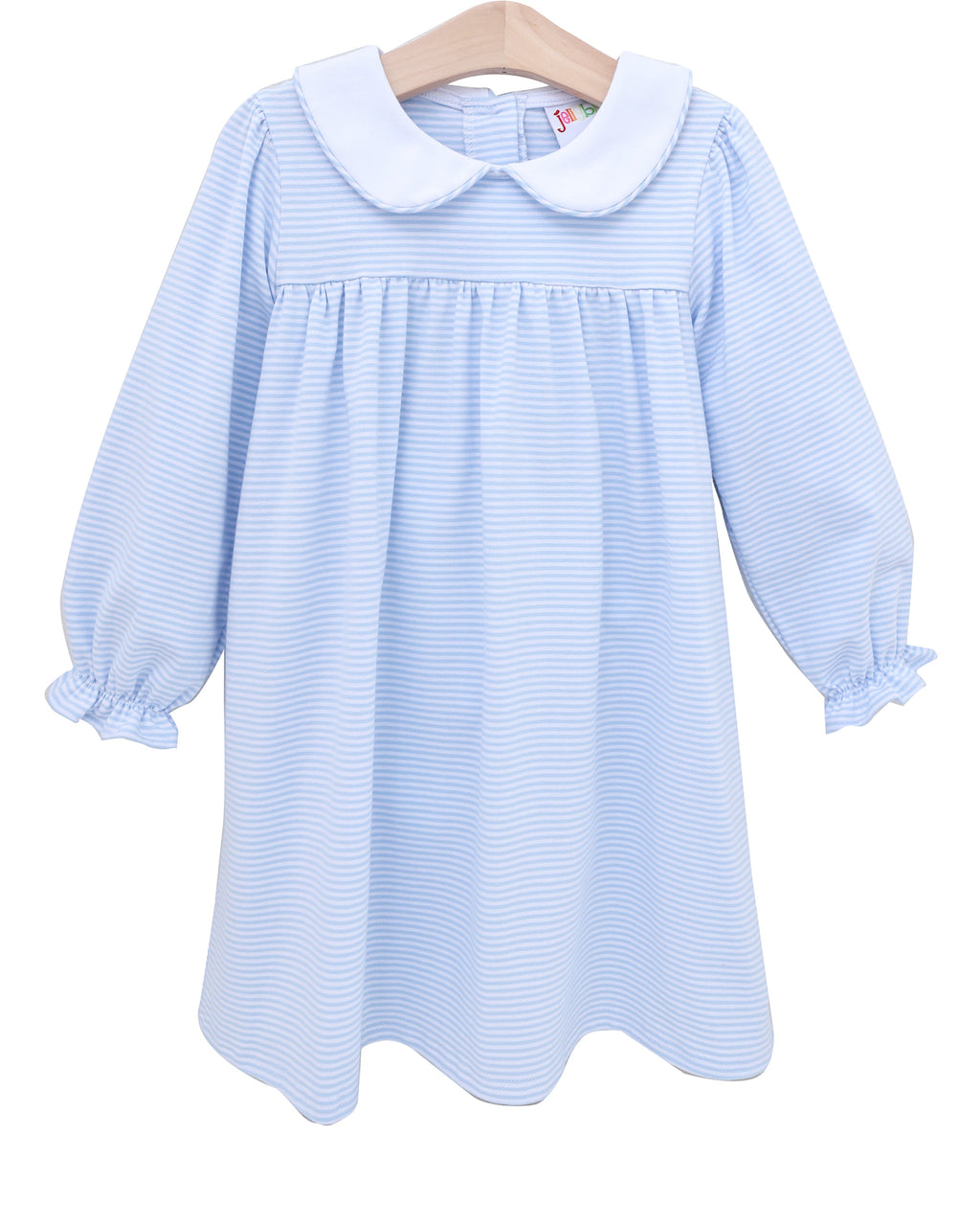 Lottie Dress - Light Blue Stripe