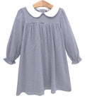 Lottie Dress - Navy Stripe