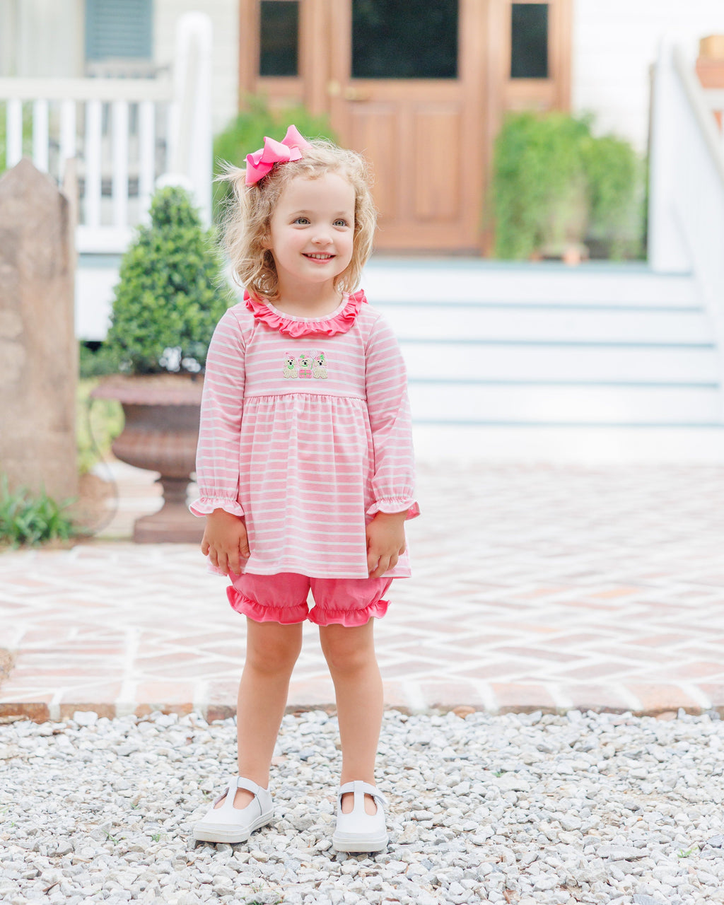 Puppy Party Pink Bloomer Set