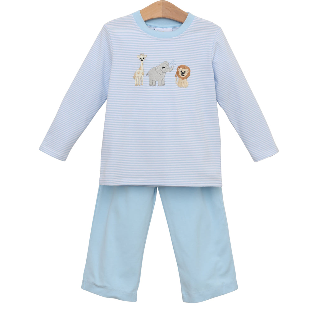 Zoo Crew Blue Pants Set