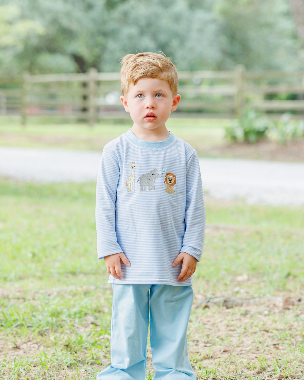 Zoo Crew Blue Pants Set