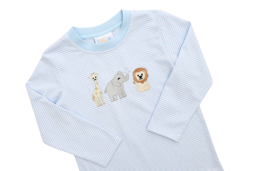 Zoo Crew Blue Romper