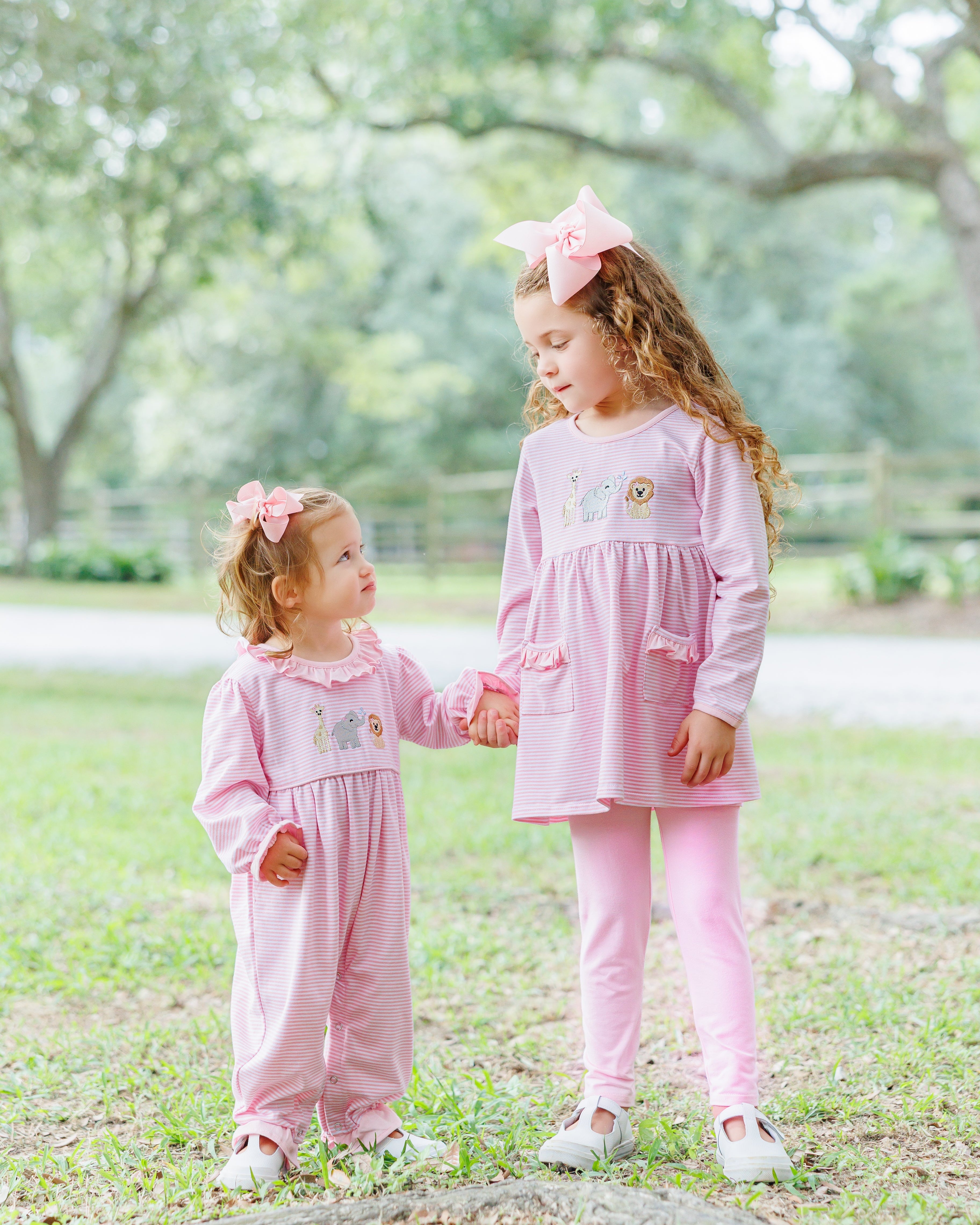 Zoo Crew Pink Ruffle Romper